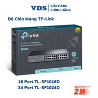 Bộ chia mạng 16 24 cổng TPLink SF1016D SF1024D - Switch lan 16 24 port TPlink 10/100 mpbs - Hàng chính hãng