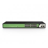 Bộ chia mạng 16 cổng Gigabit PoE+ Switch BDCOM S1500-16P2S