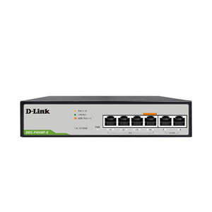 Bộ chia mạng 4 cổng Switch PoE D-Link DES-F1006P-E