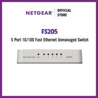 Bộ chia mạng 5 Cổng Switch Netgear FS205 Fast Ethernet Unmanged 10100Mbps - Hàng Chính Hãng