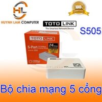 Bộ chia mạng 5 cổng Totolink S505 Digiworld/Elite/Anh Ngọc phân phối