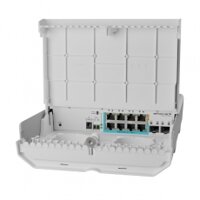 Bộ chia mạng 8 cổng 1000Mb Switch Mikrotik netPower Lite 7R CSS610-1Gi-7R-2S+OUT