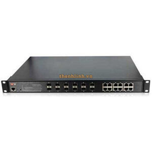 Bộ chia mạng Gigabit 12 x Gigabit-T(X) s and 12 x Gigabit-X , SFP Wintop YT-CS1024-12GF12GT