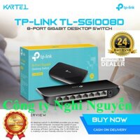 Bộ chia mạng Gigabit Switch TP-Link 8 Port TL-SG1008D chính hãng bh 2 năm ( giá đã có vat )