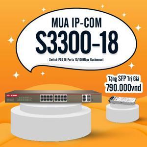 Bộ chia mạng IP-COM S3300-18-PWR-M 16 port POE