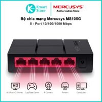 Bộ chia mạng lan 5 8 cổng Mercusys MS105G MS108G switch 5 port 8 port gigabit 101001000 Mbps - Hàng chính hãng - 5 Cổng MS105G