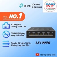 Bộ chia mạng Lan 5 Cổng RJ45 Gigabit TPLink LS1005G tốc độ mạng 10/100/1000Mbps, Bộ chia Tín Hiệu Switch Để Bàn 5 Cổng
