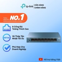 Bộ Chia Mạng Lan 8 Cổng RJ45 Gigabit TPLink LS108G 10/100/1000 Mbps, Bộ Chia Mạng Switch Để Bàn TPLink LS108G 8 Cổng
