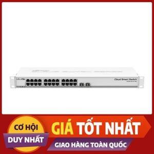 Bộ chia mạng Mikrotik Switch CSS326-24G-2S+RM