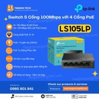 Bộ Chia Mạng POE TP-LINK LS105LP 5 Port 10/100Mbps Desktop Switch with 4-Port PoE