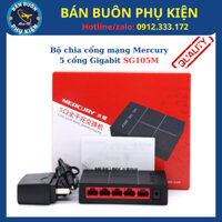 Bộ chia mạng switch cổng LAN 10/100/1000Mbps/1Gbps Mercusys - 5 cổng lan S105C, S108C, SG105M