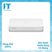 Bộ Chia Mạng Switch D-Link DGS-1008A 10/100/1000Mbps RJ45 - Hàng Chính Hãng