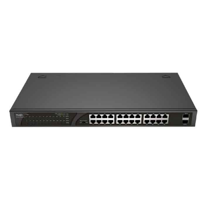 Bộ chia mạng Switch PoE 24 cổng Ruijie RG-ES126G-LP-L