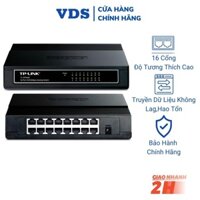 Bộ chia mạng switch TP-Link TL-SF1016D Switch chia tín hiệu 16 cổng RJ45 10/100Mbps - VDS SHOP