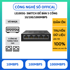 Bộ chia mạng TP-LINK LS1005G, 5 Cổng