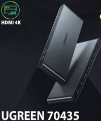 Bộ chia Matrix HDMI 2.0 4 Vào 2 Ra 4K@60hz Ugreen 70435 hỗ trợ Audio Optical+3.5mm
