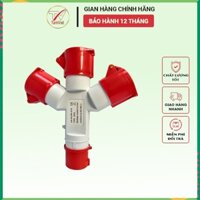 Bộ chia ổ cắm điện Tâm Việt, bộ chia 3 ổ cắm công nghiệp 3 pha 16A