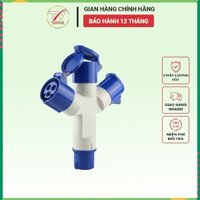 Bộ chia ổ cắm điện Tâm Việt, bộ chia 3 ổ cắm công nghiệp 1 pha 32A