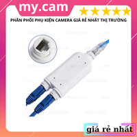 Bộ chia poe 3 cổng, 1 vào ra 2 ngoài trời chống nước không cần cấp nguồn sử dụng cáp mạng 4 sợi
