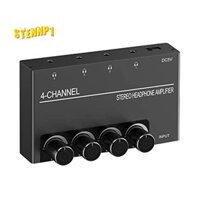 Bộ chia tai nghe khuếch đại âm thanh 4 kênh với đầu ra tai nghe 3,5MM và đầu vào âm thanh 3,5MM