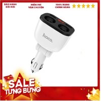 Bộ chia tẩu sạc dùng cho ô tô, xe hơi với 2 lỗ tẩu sạc kết hợp 2 cổng USB, Hoco Z28 Bảo hành chính hãng