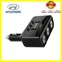 Bộ chia tẩu sạc ô tô nhãn hiệu Hyundai HY-29 Sạc nhanh Quick 3.0 với 2 cổng sạc USB công suất 80W - Bảo hành 12 tháng