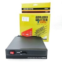 Bộ chia tín hiệu AV Audio 2 vào 4 ra