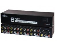 Bộ chia tín hiệu AV (Video & Audio) 1 ra 8 cổng MT-108AV chính hãng MT-VIKI