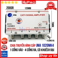 Bộ chia truyền hình cáp 1 ra 4 JMA 1020MK4 H2Pro cao cấp, bộ chia truyền hình cáp có khuếch đại tín hiệu