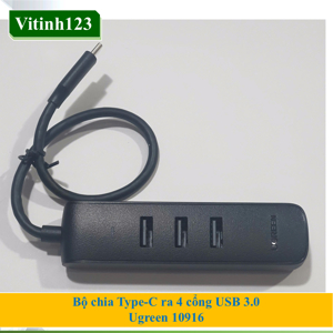 Bộ chia Type C 4 cổng USB 3.0 Ugreen 10916