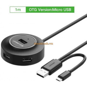 Bộ chia USB 2.0 4 cổng hỗ trợ OTG Ugreen 20278