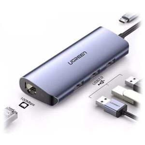 Bộ chia USB 3.0 ra 3 cổng USB 3.0 + Lan  1000Mbps Ugreen 60719