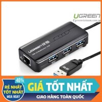 Bộ chia USB 3.0 tich hợp cổng Mạng 10/100 Mbps Chính hãng Ugreen 20266