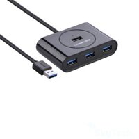 Bộ chia USB 3.0 với 4 cổng tích hợp OTG Ugreen UG-20292 Ugreen 80cm