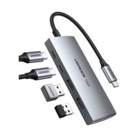 Bộ chia USB-C ra USB 3.2 Ugreen 30758  2 cổng USB-A 3.2, 2 cổng USB-C 3.2