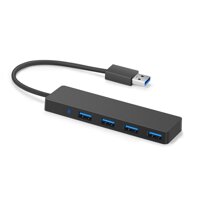 Bộ Chia USB Hub 4 Cổng Mở Rộng USB3.0 Slim Dữ Liệu Trung Tâm Laptop USB Đèn LED Di Động cho Macbook Mac Pro/Mini iMac Bề Mặt Pro XPS