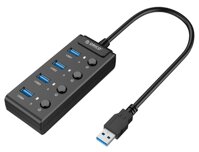 Bộ chia USB HUB 4 cổng ORICO W9PH4 USB 3.0