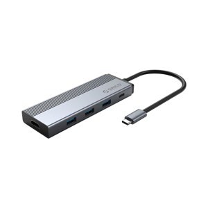 Bộ chia USB HUB 5 trong 1 type C ORICO 5SXH-GY