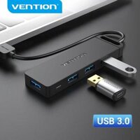 Bộ chia USB Hub Vention 4 cổng USB sang USB 3.0 Bộ chia Hub có nguồn điện sạc Micro cho Lenovo Macbook Pro Ipad Pc Hub USB