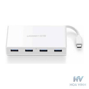 Bộ chia USB type C ra 4 cổng USB 3.0 - UGREEN 30278