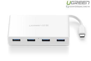 Bộ chia USB type C ra 4 cổng USB 3.0 - UGREEN 30278