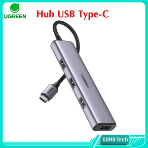 Bộ chia USB Type-C ra 4 cổng USB 3.0 vỏ nhôm Ugreen 20841