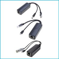 Bộ chia Utake Gigabit PoE 5V 2 4 A Type-C DC5521 Bộ tách phích cắm nguồn Micro USB Bảo vệ hiệu quả Thiết bị điện