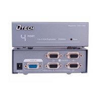 Bộ chia VGA 1 ra 4 250MHz 1920x1440P DTECH DT-7254 - VGA splitter 1 to 4 port