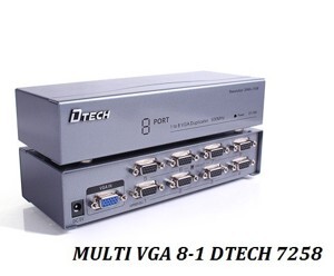 Bộ chia VGA 1 ra 8 Dtech DT-7258