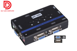 Bộ chia VGA 4 ra 1 có KVM  MT-ViKi MT-462KL