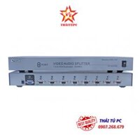 Bộ Chia VGA AUDIO LCD 1-8 500MHZ DTECH DT-AU7508