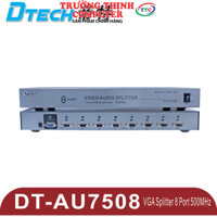 Bộ Chia VGA AUDIO LCD 1-8 DTECH DT AU7508