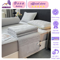 Bộ chiếu điều hoà cao su kèm chăn thạnh Mark Jacob loại 1 cao cấp ,Bộ 5 món chiếu điều hoà latex siêu mềm mịn thoán