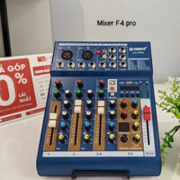 Bộ chỉnh âm thanh Mixer F4 pro-USB kết nối với micro 48V
